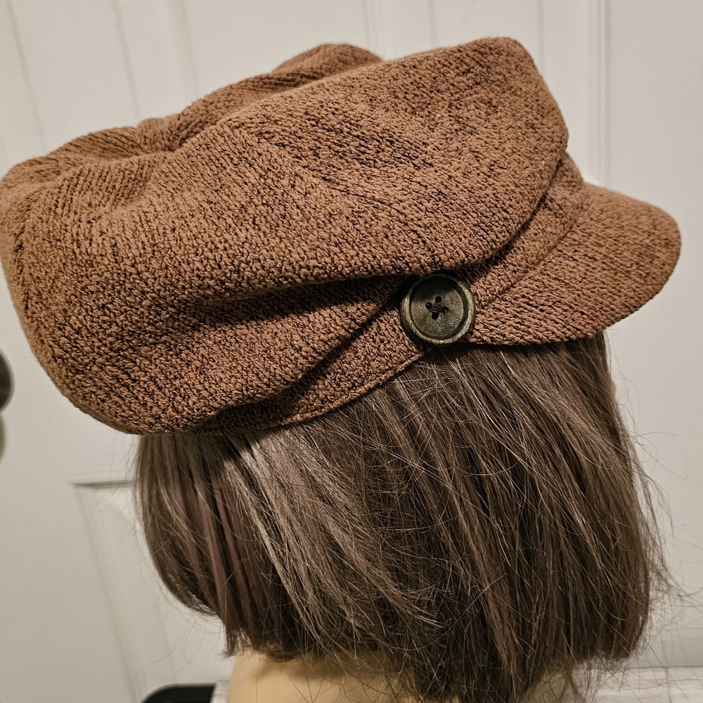 Old County Road Brown Newsboy Cap - OS - Picture 4 of 9